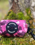 Pink Camo Poop Bag Dispenser