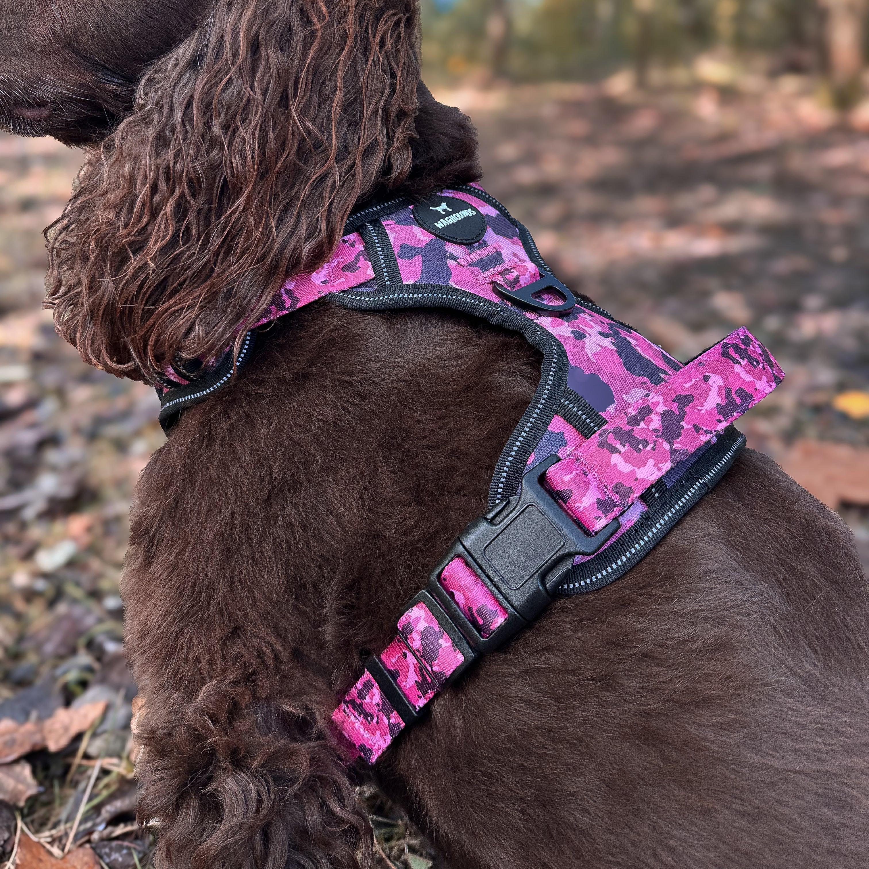Control Dog Harness - Pink Camo *NEW CHEST SIZING*