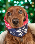Handmade Polar Fleece Dog Snood | Christmas 🎄