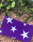 Handmade Polar Fleece Dog Snood | Purple Star ⭐️