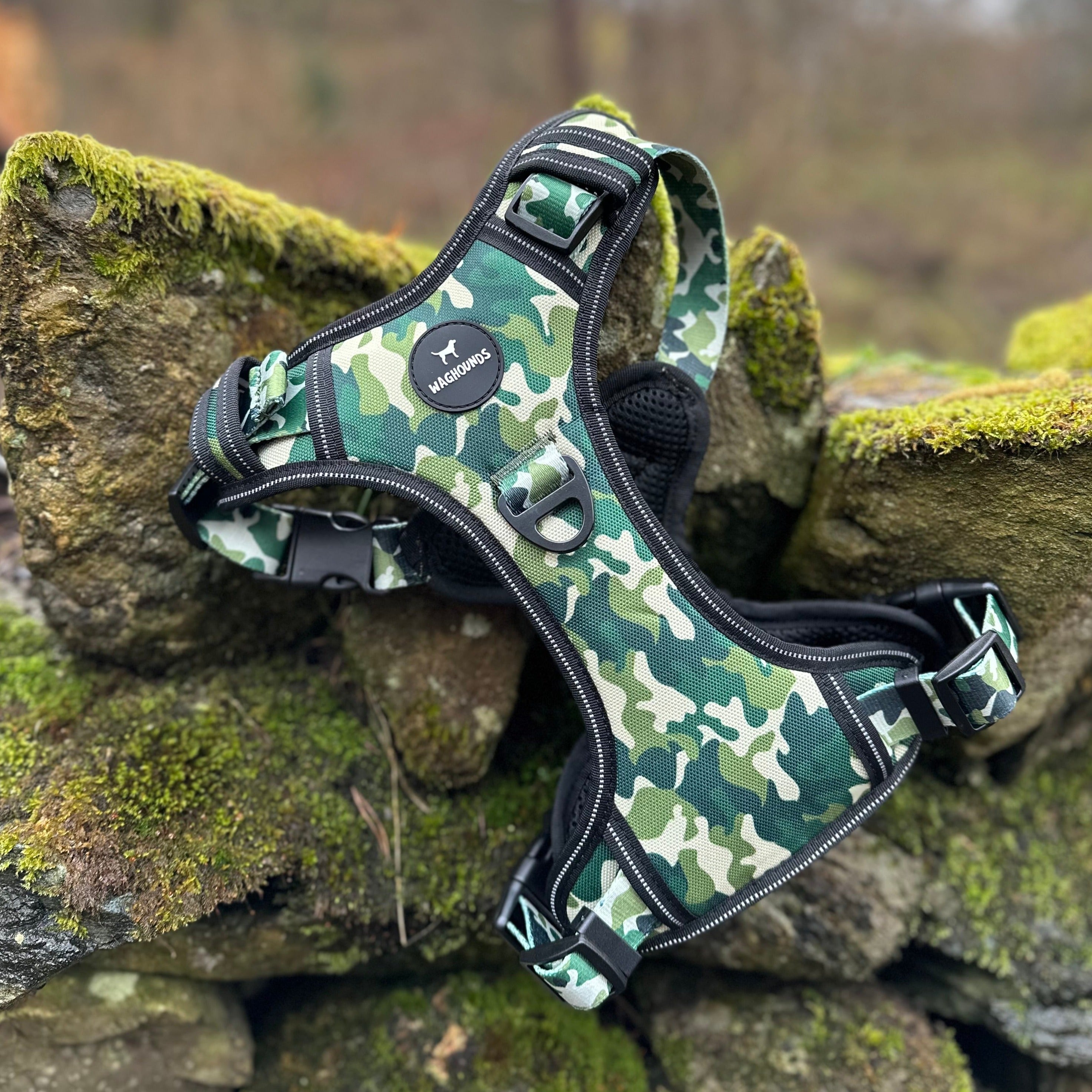 Control Dog Harness - Green Camo